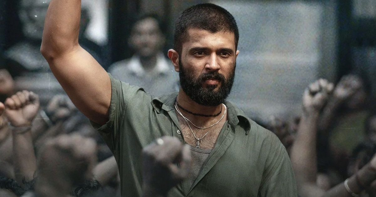विजय देवरकोंडा Kingdom Movie में एक्शन सीन करते हुए। Image Credit- X